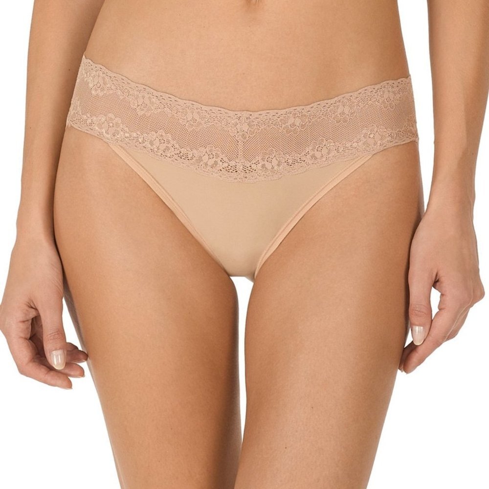 Natori Bliss Perfection Panties Color Cafe, One Size, style 756092  new with tag